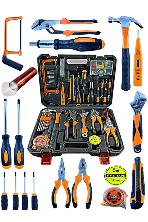 Germany Technology 105 Parça Özel Alışım Çelik Profesyonel Alet Takım Seti 105 Pcs Set